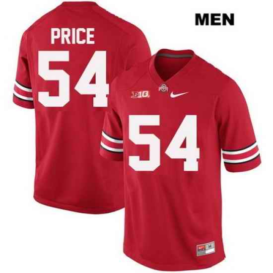 Billy Price Ohio State Buckeyes OSU Authentic Nike Stitched Mens  54 Red College Football Jersey Jersey